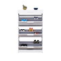 Hanah Home Zapatero Shc-431-Dd-1 Blanco y Diamante